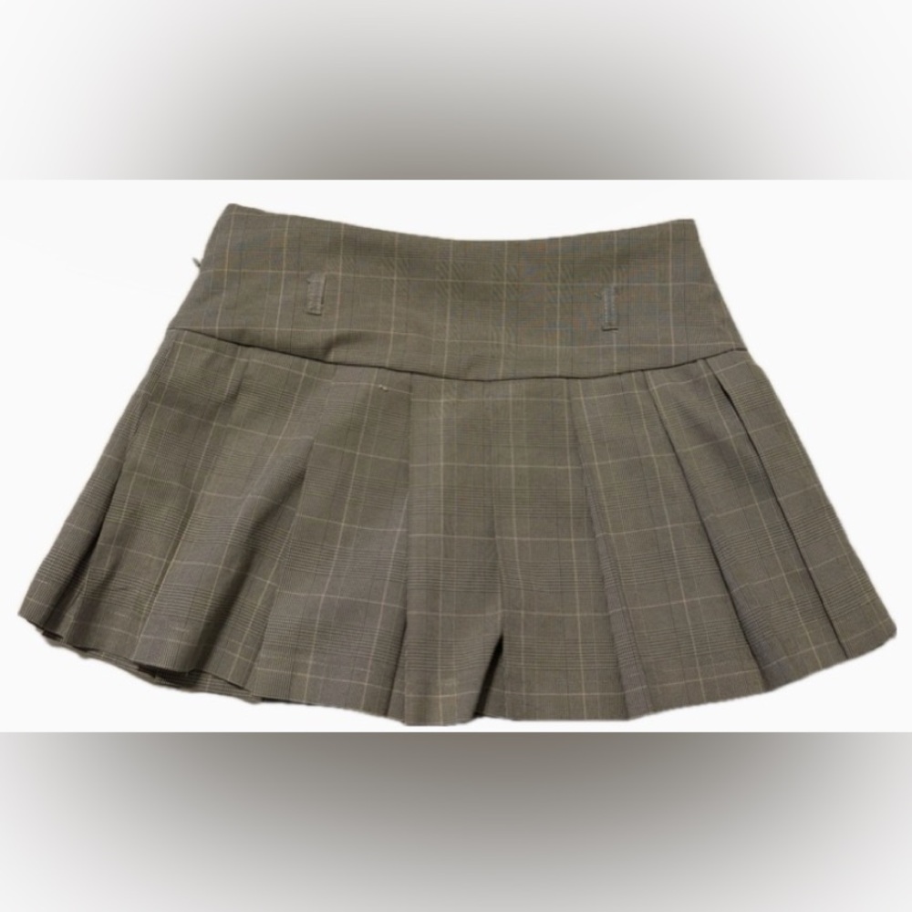 Plaid Skater Skirt with shorts under